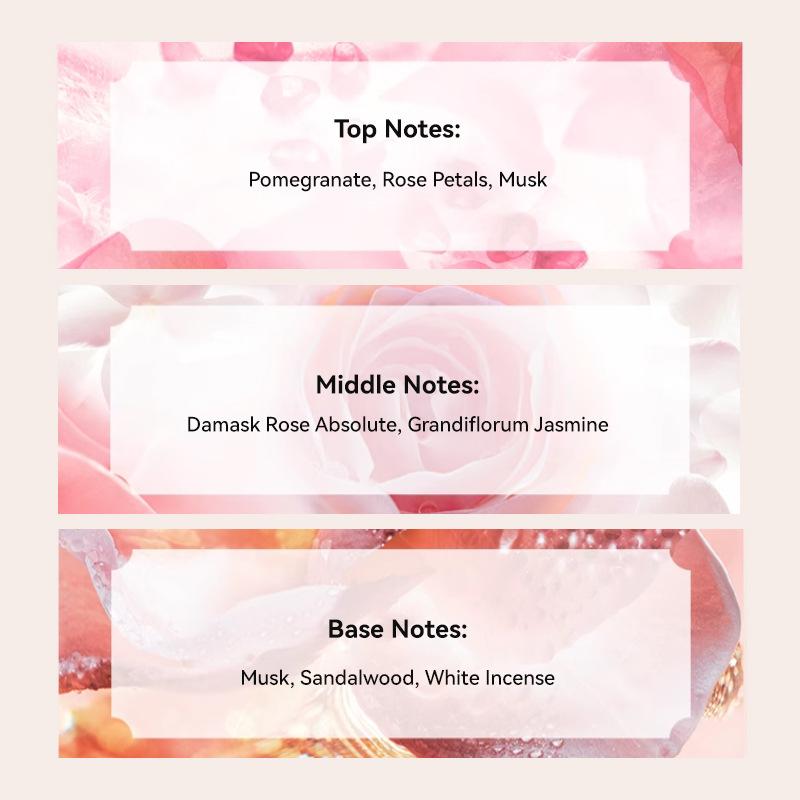 Classic History Perfume Rose Gold Ripple Women's Perfume Series of Unisex Floral Notes Lasting Fragrance Dating Gods Gift for Girlfriends