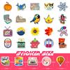 100 Small Size 4Cm Small Fresh Tape Mix And Match Stickers Cute Cartoon Outdoor Graffiti Stickers