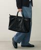 Draw Fit Vans Leder Crossbody Tote Tasche [Schwarz]