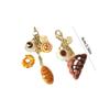 Bagel Cartoon Key Chains Alkali Bread Bag Pendant Portable Coffee Bread Keychain  Bag Pendant