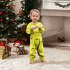 Parent-child Christmas Print Home Suit Long-sleeved Top And Pants