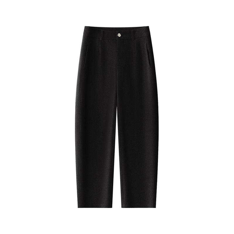 

Женские утягивающие брюки гарем с высокой талией - Универсальный свободный крой для миниатюрных размеров XL (29, recommended 116-125 lbs) чёрный