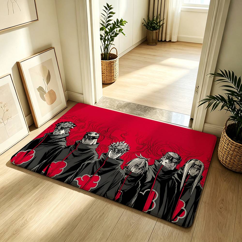 Anme Cool-N-naruto-S Carpet Bathroom Anti-slip Mat Door Mat Home Decoration Mat Entrance Door Mat Scratch-resistant Door Mat