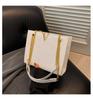 2023 Retro Casual Winter Tote: Large Capacity Solid Color Diamond Lattice Underarm Bag