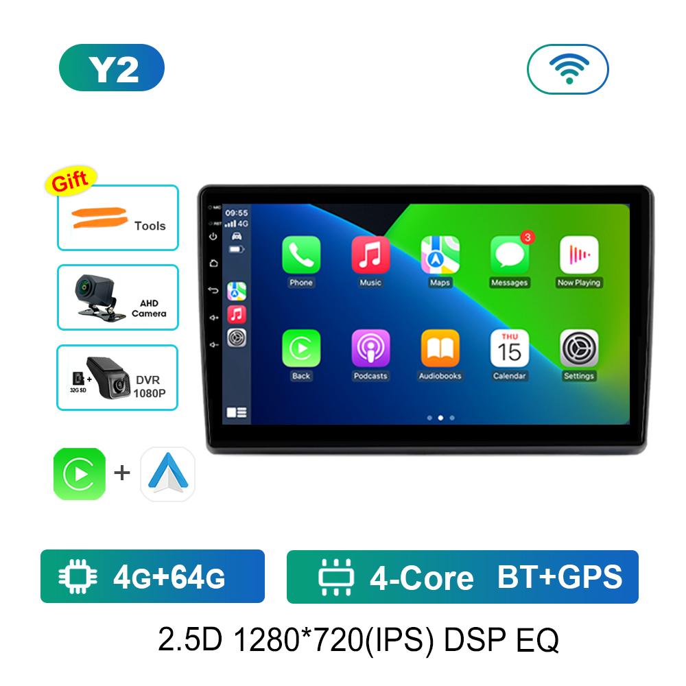 Android Intelligent System Navigation GPS for Fiat Ducato 2007 - 2015 Car Radio Multimedia player 2.5D Screen WiFi+4G Head Unit