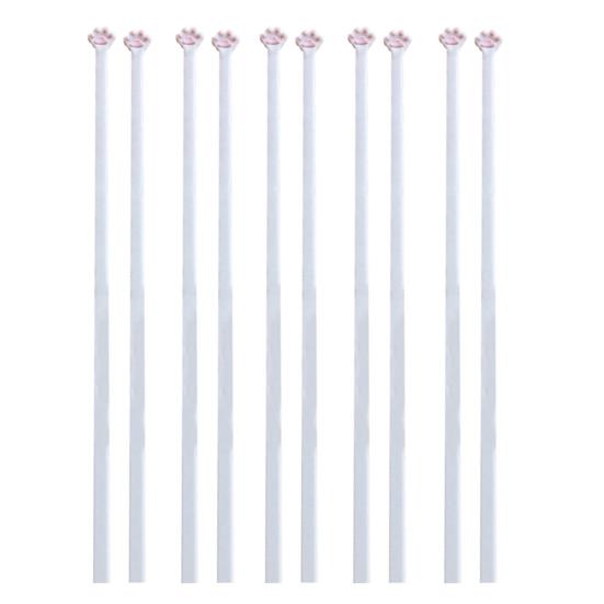 1/5 Pairs Cat Claw Chopsticks Set Cute Pink Paw Prints Non-Slip Sushi And Noodle Chopstick Reusable Cat Pattern Utensils for Cat Lovers