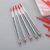 5Pcs Ballpoint Pens Long Lasting Smooth 1.0 Mm Ballpoint Pen Black Red Blue Pens Student Stationery School Office Accessories