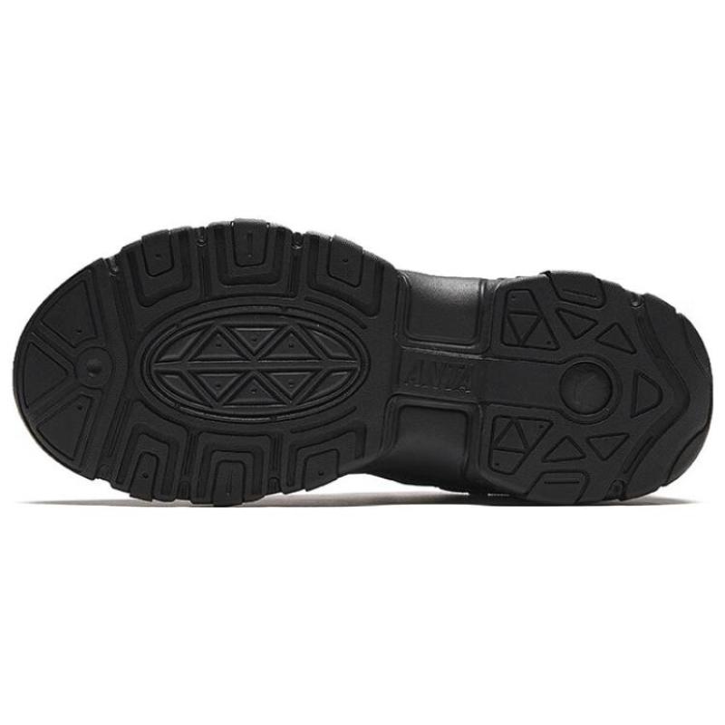 Anta Starry Sea Starry Sea Shock Absorbers Slip Resistant Abrasion Resistant Low Top Casual Shoes Men's Black Sneakers 912348839-5