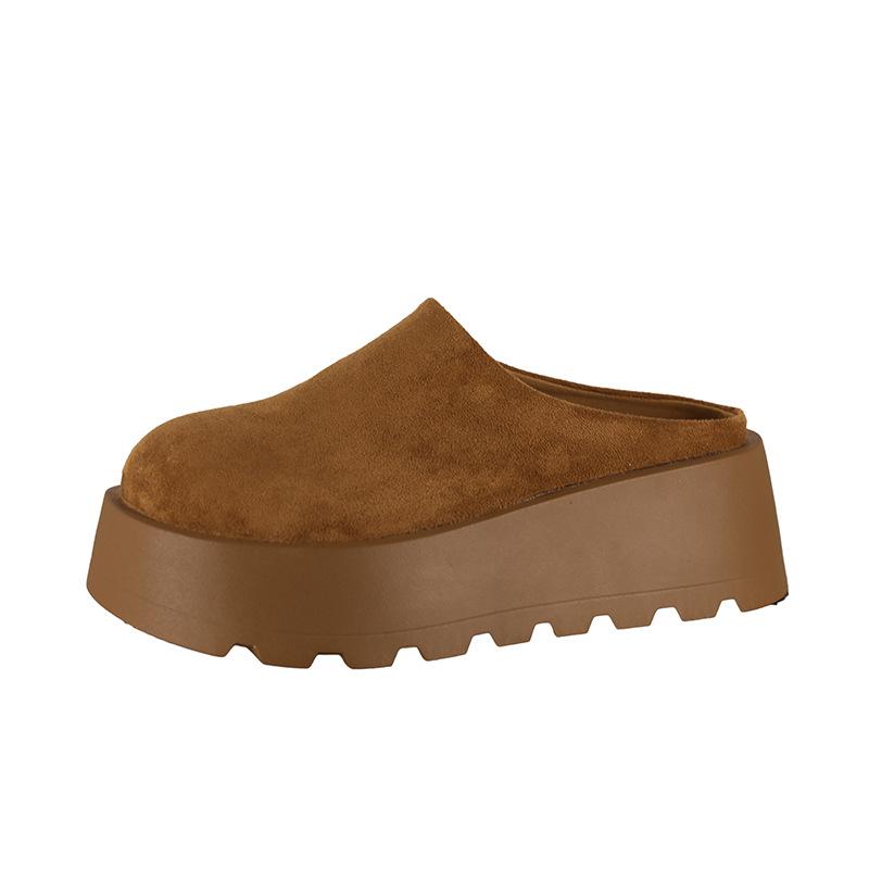 Women s Retro Home Outdoor Cushioning Arch Support Not Tired Feet Non-slip Stirrup Lightweight Comfortable Slippers 35
