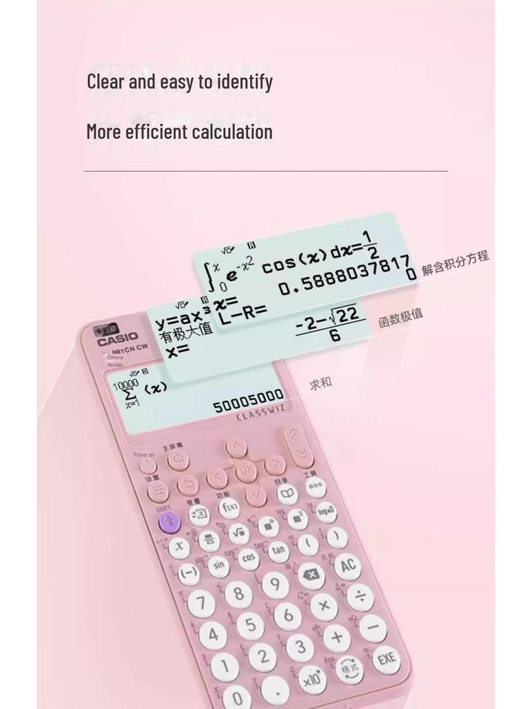Casio FX-991CNCW Üniversite ve Sınavlar için Bilimsel Hesap Makinesi