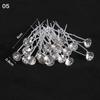 20Pcs Bridal U-shaped Pin Metal Barrette Rhinestone Pearl Hairpin Women Hair Accessories Wedding Hairstyle Design Tools