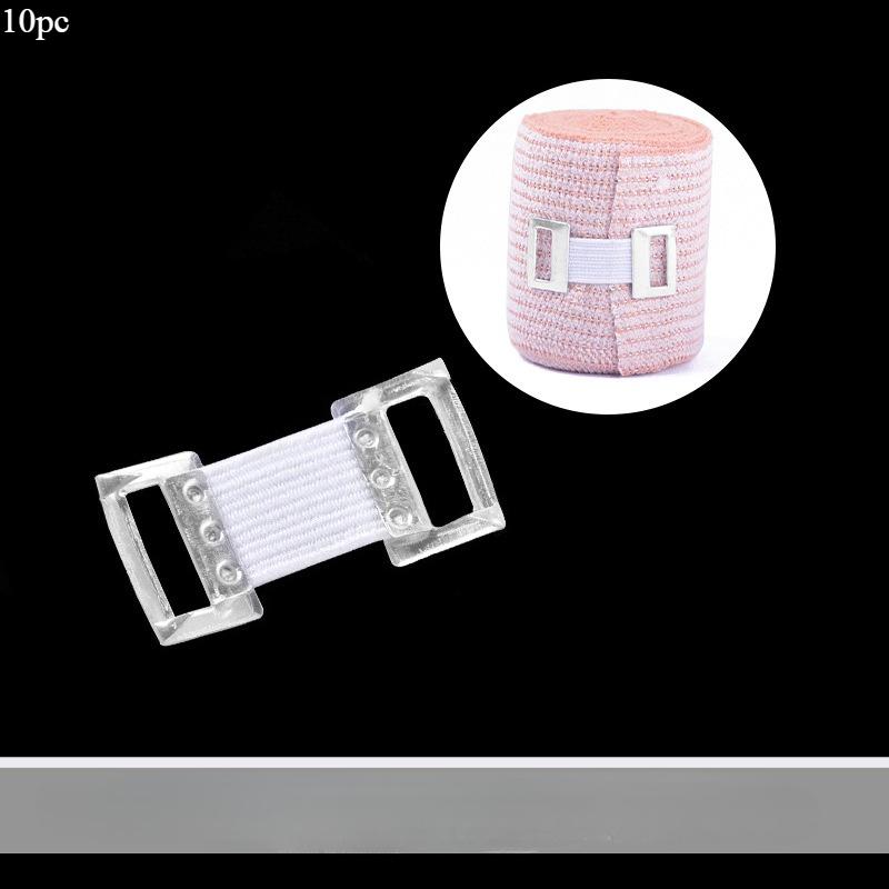 10Pcs Replacement Elastic Bandage Wrap Stretch Metal Clips Fixation Clamps Hooks
