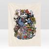 artist Y-Yuko H-Higuchi Throw Soft Flannel Blanket for Bed Bedroom Sofa Picnic Throw Skin-friendly Breathable Gift Cover