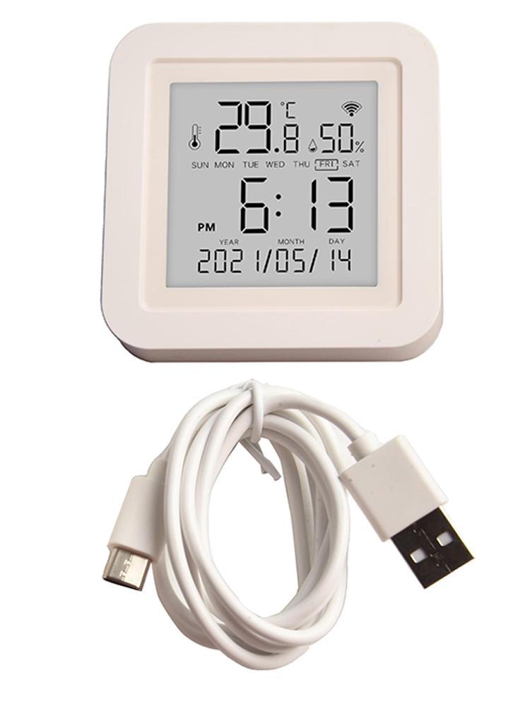 WiFi Thermometer For Tuya Smart WiFi Thermometer Hygrometer Indoor Room Digital Temperature Sensor For Smart Life For Home