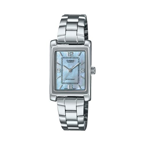 [CASIO] CASIO Mother-of-Pearl Dial Tonneau Analog Watch LTP-1234DS-2ADF FREE