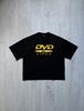 T-shirt Stampa Boxy Retro Street Y2k con Logo DVD Video Oversize Uomo Donna Casual Cotone Larga Streetwear Harajuku Femminile Maschile Tee