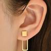 Square Geometric Earrings for Women, Minimalist Trendy Dangle Jewelry Daily Wear Gift