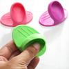 2/6/10/20PCS  Silicone Insulated Finger Covers Oven Microwave Insulated Gloves High Temperature Thickened Insulated Mat Gift
