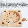 Roulette Schach Kinder Mathe Lernspielzeug Interaktives Gelegenheits-Partyspiel Kreatives Kompass-Schach Holzpuzzle Strategie-Spielzeug