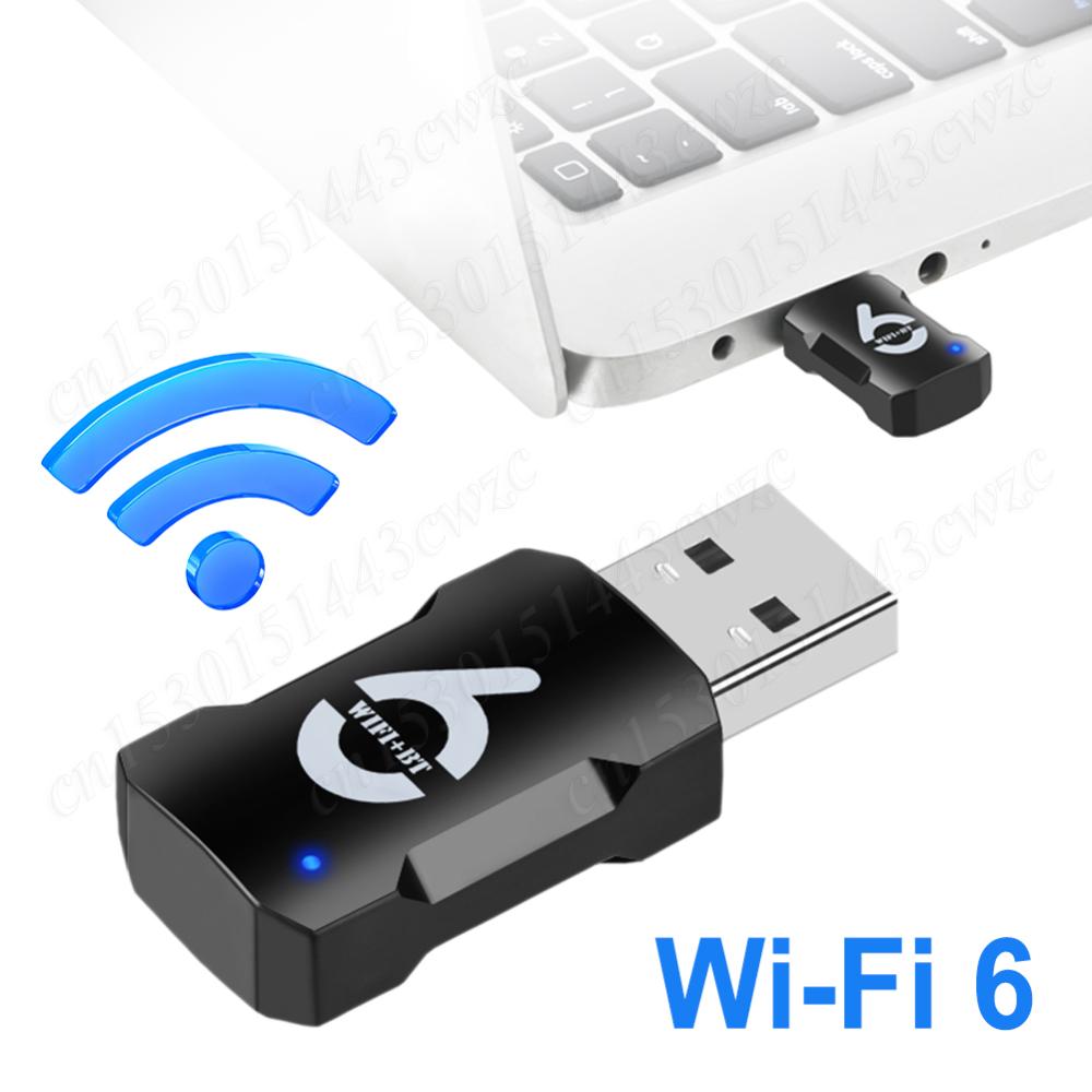 

AX915 900 Мбіт/с Wi-Fi 6 USB-адаптер Бездротова мережева карта без драйверів Bluetooth 5.3 Wi-Fi приймач Дводіапазонний Wi-Fi ключ для ПК