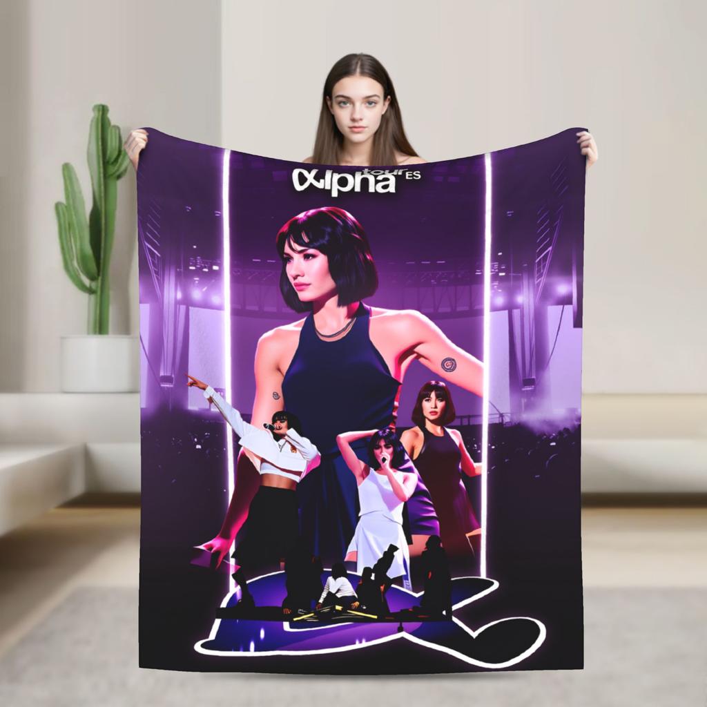 Aitanaed Sänger Decke Spanische Kunst Warme Weiche Ästhetische Plüschdecke Für Draußen Reisen Flanell Tagesdecke Bettbezug