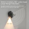LED Smart Human Body Sensor Night Lamp Emergency Automatic Lighting USB Charging Wireless Magentic Suction Use Night Light