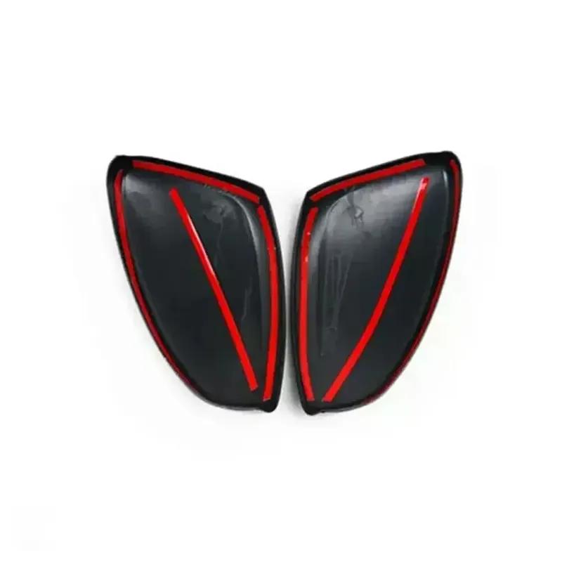 For Peugeot 208 2008 2012-2018 Citroen C3 2016- Car Rearview Side Mirror Cover Wing Cap Exterior Door Housing Shell Trim