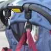 2 Pcs Stroller Hooks 360 Rotate Hooks Convenient Stroller Accessory for