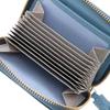 Dot-embossed Accordion Card Wallet