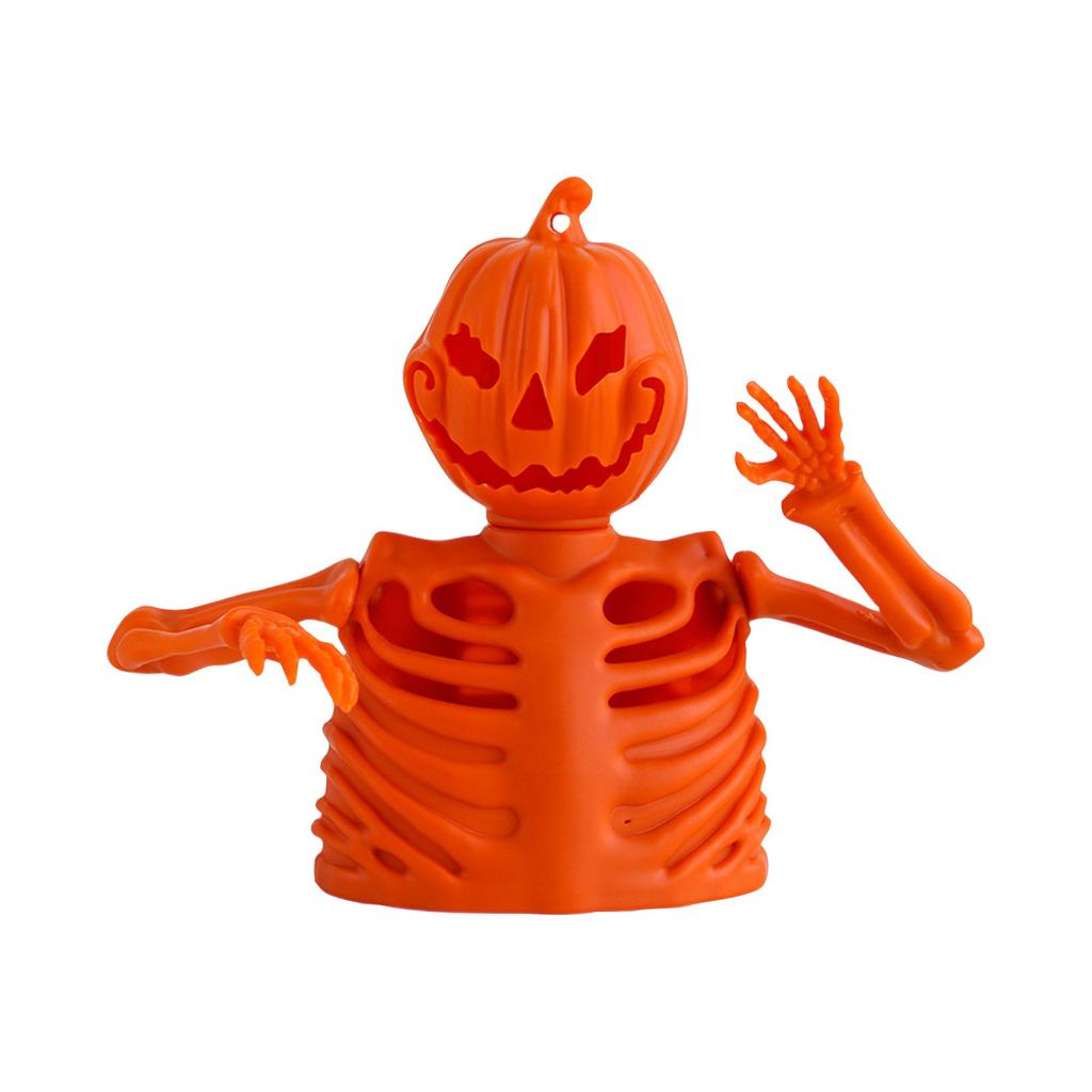 Halloween Ornaments Skeleton Electronic Candles, Skeleton Joints Can Be Activity, Jack-o-lantern Party Props