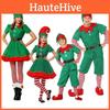 Charmantes Grünes Elfen-Weihnachtsmann-Kostümset Ideal Für Weihnachtsfeiern Und Lustige Familienaktivitäten