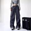 Spring & Autumn Women's Wide-Leg Pants: Elegant, Loose, Floor-Length Sports Trousers In American Style.
