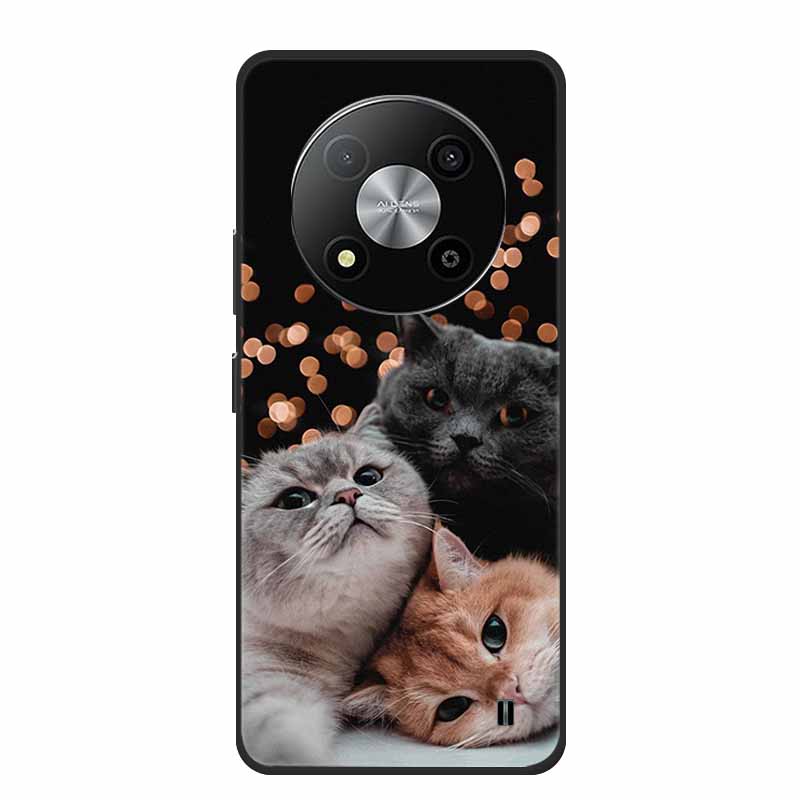 Phone Case For ZTE Blade A73 5G Back Cover Case Black Silicone Shockpoof Soft Funda For ZTE Blade A73 5G Case A 73 6.52" Coque
