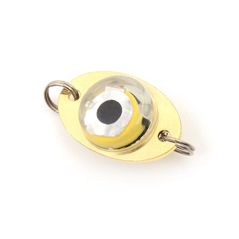Led Mini Flash Naluca de pește Lampă de lumină Deep Drop Subacvatică Forma de ochi Calamar de pescuit
