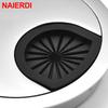NAIERDI Lega di Zinco Copri Foro Cavo Tavolo Rotondo Porta Presa Scrivania PC Computer Passacavo Supporto Cavo 50mm/53mm/60mm/80mm