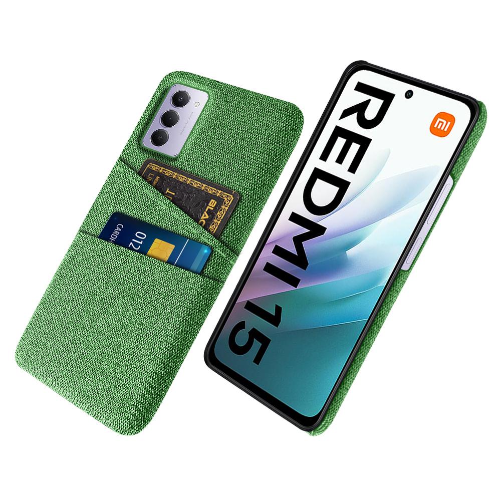 

For Xiaomi Redmi 15 4G (169mm) Case Cloth + Hard PC Phone Cover with Dual Card Slots