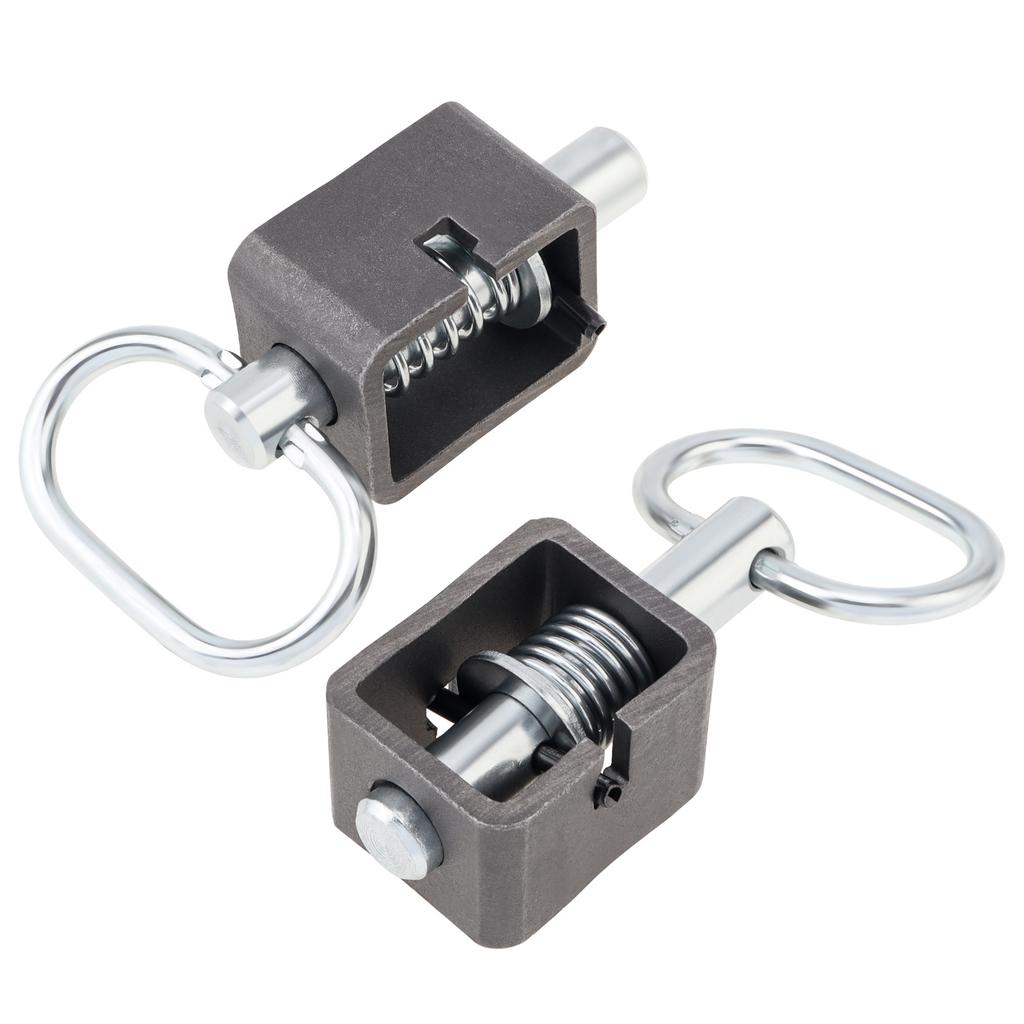 304 Stainless Steel 4pcs Heavy Duty 3.4 Inch Spring Latch Lock Weld Assembly Universal Trailer Gate