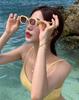 2024 Korean Dongdaemun INS Style Terry Cloth Bikini Swimsuit
