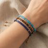 Women Bracelet Adjustable Length Natural Stone Beads Bracelet Bohemia Style Stackable Bracelet Versatile Jewelry Accessory