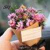 Space-saving Car Fragrance Artificial Flower Compact Design Deodorizer Romantic Roses Dried with Flowers Air Vent Freshener Auto Scent Diffuser Clip