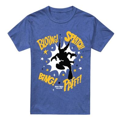 Asterix & Obelix - Asterix Fight Silhouette Unisex T-Shirt S-3XL, Heather Royal