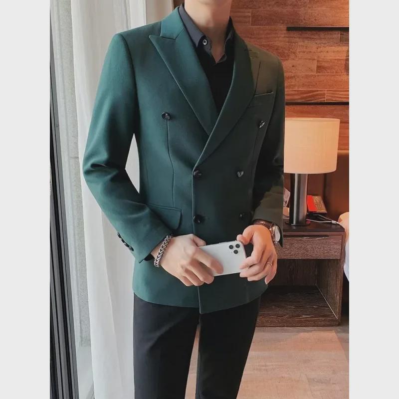 Pánské volné sako v trendy korejském stylu 2024 - Pohledné, ležérní, ke všemu, ideální na jaro a podzim