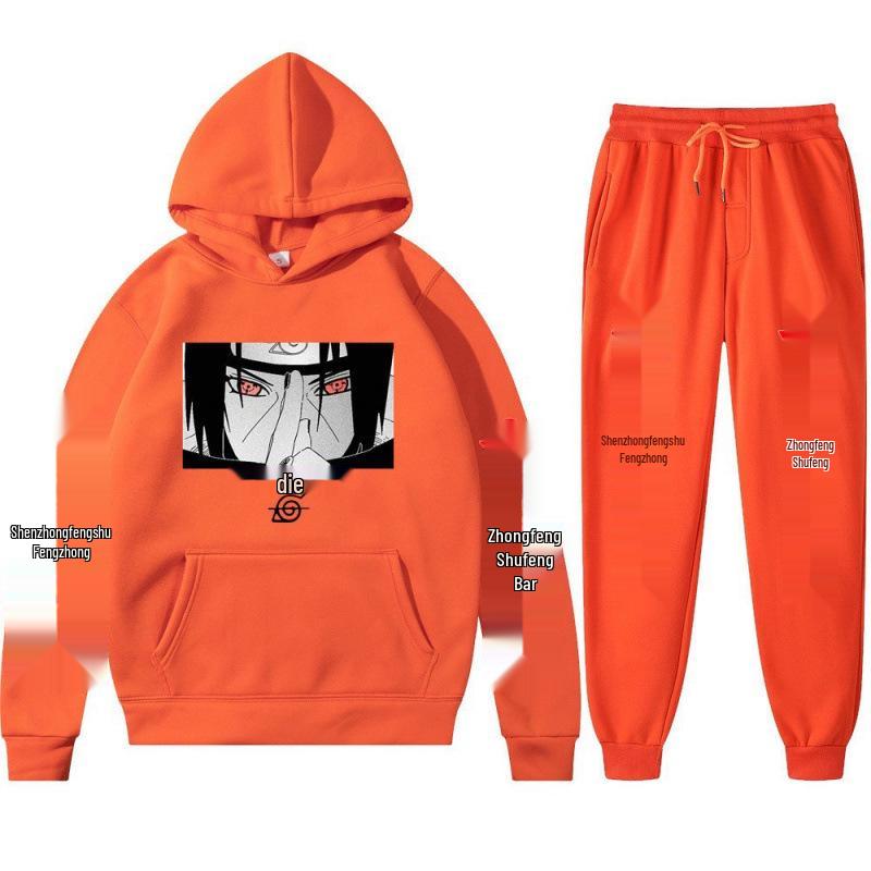 Naruto 2025 Uchiha Itachi Hoodie & Pants Set for Men & Women