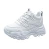 Inner height increase dad shoes women's 2025 new versatile small man thick sole comfortable breathable casual sports little white shoes