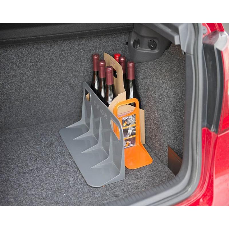 1 PCS Universal Car Trunk Organizer - Multifunctional Anti-Shake Storage Rack with Adjustable Dividers for Luggage & Tools