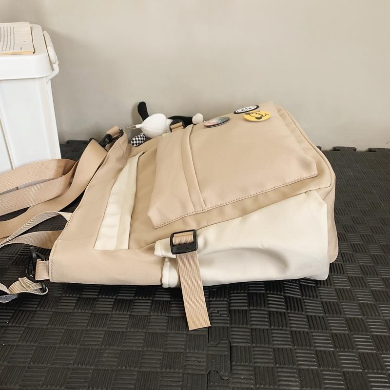 Men's Messenger Bag Large Capacity Student Crossbody Bag Women's Portable Commuter Shoulder Bag