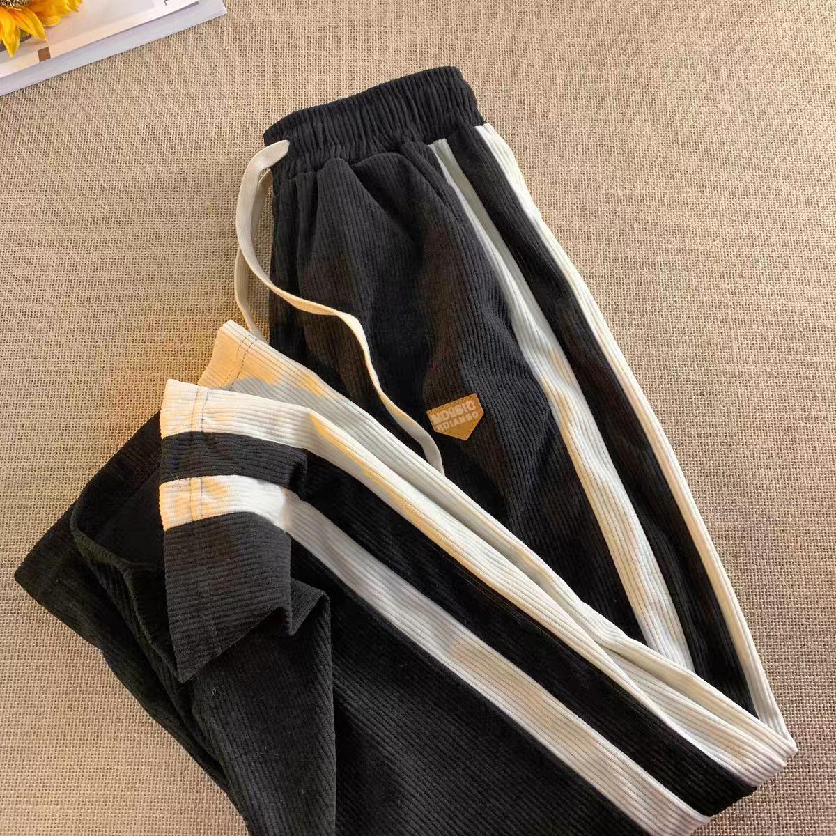 

Свободные повседневные спортивные брюки из вельвета для мальчиков на весну-осень. XXL