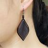 Fashion Black Ear Stud Vintage Bohemia Eardrop Stud Earrings Leaf Earrings Drop Earrings Ear Hook