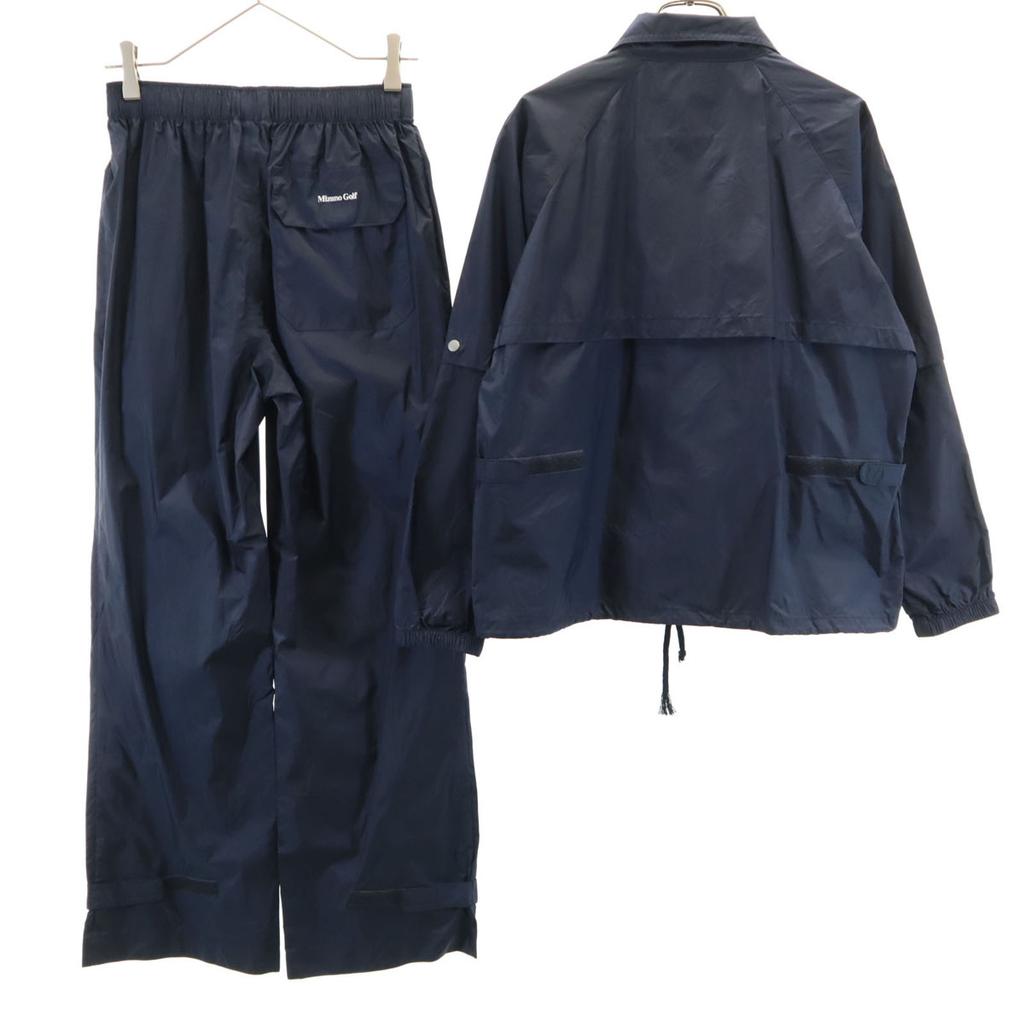 Mizuno Rain Jacket Setup M Navy GOLF Women Used