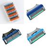 Premium 4pcs Lot Shaving Razor Blades With 5 Layer Blades For Mens Face Shaving
